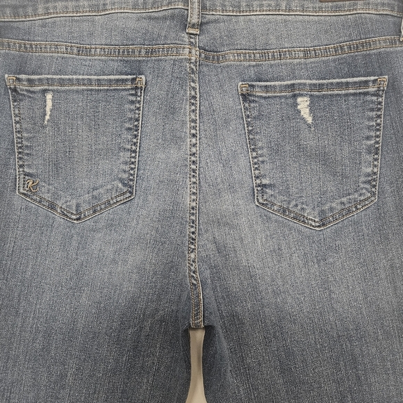 40 KUT FROM THE KLOTH ANKLE SKINNY DISTRESSED JEANS WOMEN'S SIZE 12 - Picture 11 of 13